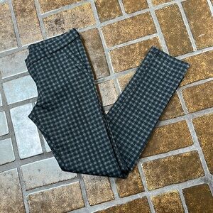 Kut from the Kloth Black & Gray Ponte Knit Skinny Leg Pant